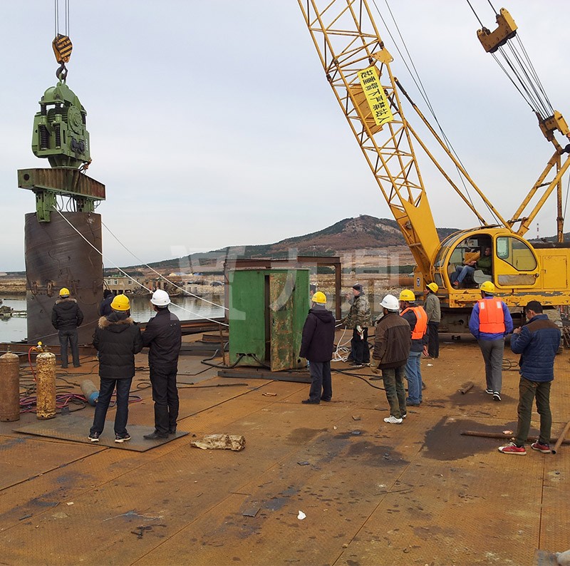 中交三航威海青荣城际公路双岛港特大桥黄色91短视频